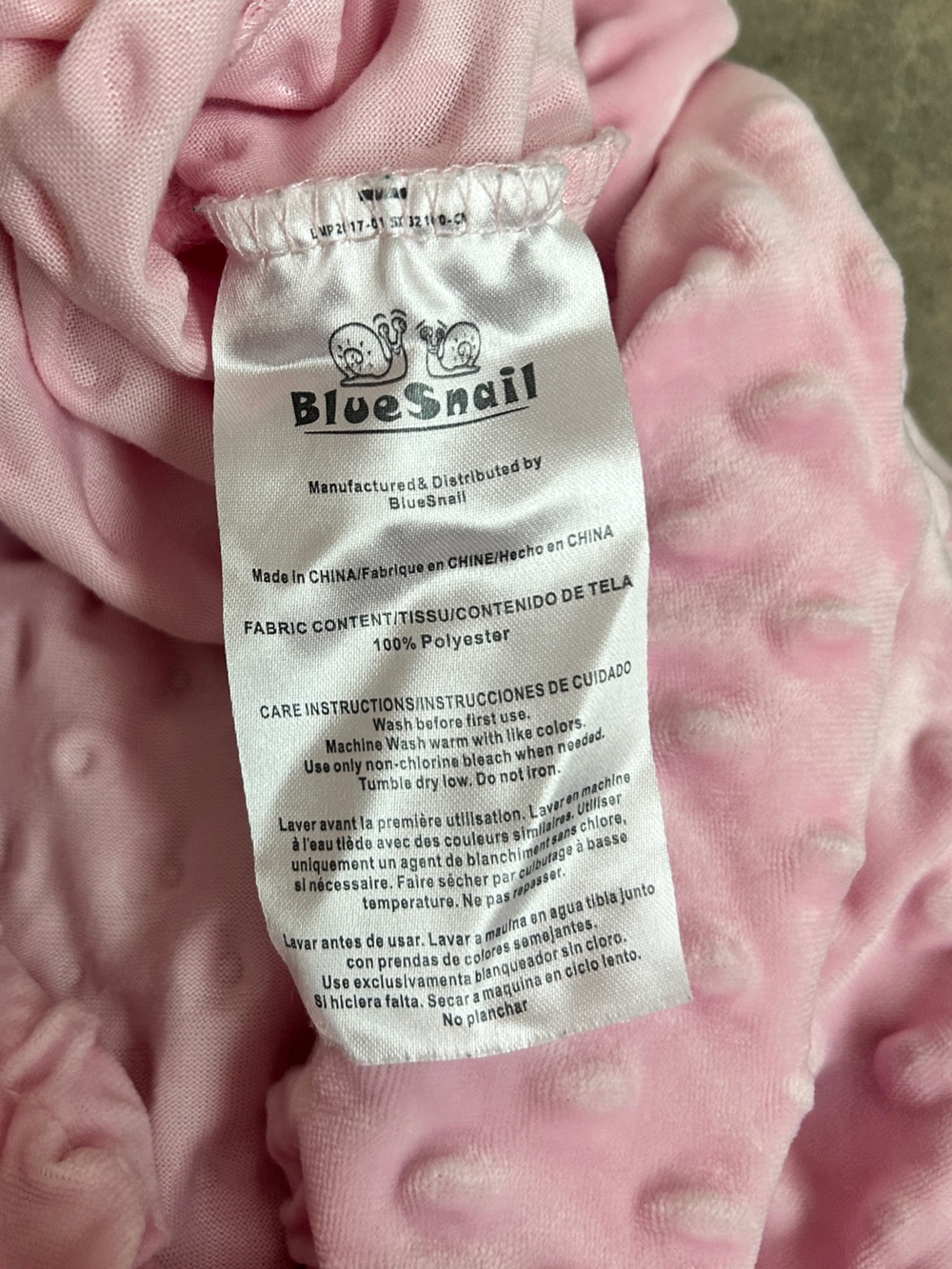 Pottery Barn Kids pink Luxe Chamois Changing Pad and 2 bluesnail covers - Picture 13 of 13
